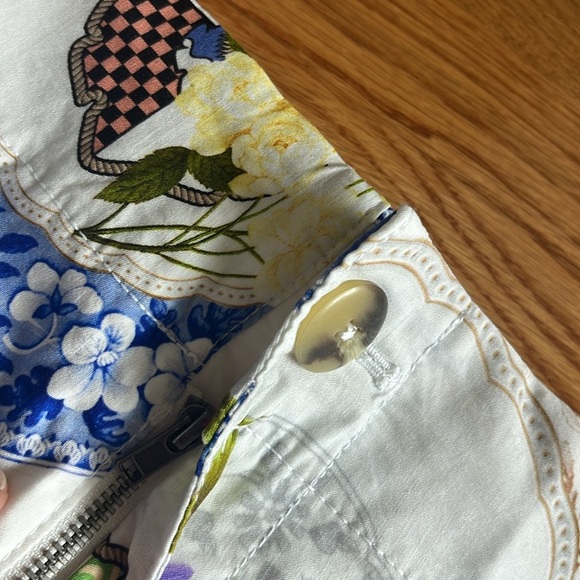 Anthropologie The Colette Cropped Wide-Leg Pants Size 33 NWT - Picture 6 of 16